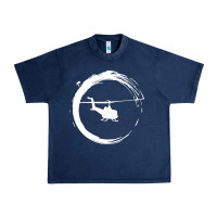 Navy helicopter Urban Heavy Tee - artisFamous