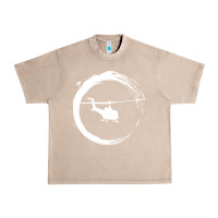 French Oak helicopter Urban Heavy Tee - artisFamous