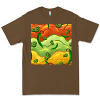 Cacao mexican sauce and jalapeno seamless pattern Premium Tee - BundleAndBundleShop