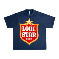 Navy lone star beer Urban Heavy Tee - artisFamous