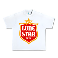 White lone star beer Urban Heavy Tee - artisFamous