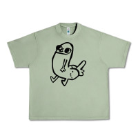 Oil Green Dickbutt Urban Heavy Tee - artisFamous