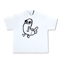 White Dickbutt Urban Heavy Tee - artisFamous