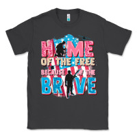 Smoke Home of the free because of the brave Classic Tee - FaDigitalArtStudio