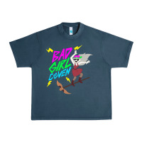 Midnight Navy BAD GIRL COVEN - THE OWL HOUSE Urban Heavy Tee - artisFamous