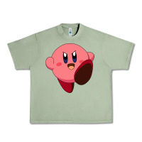 Oil Green Kirby's Adventure Urban Heavy Tee - artisFamous