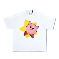 White Kirby's Adventure Urban Heavy Tee - artisFamous