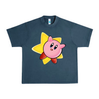Midnight Navy Kirby's Adventure Urban Heavy Tee - artisFamous