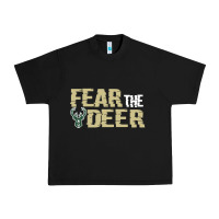 Black fear the deer Urban Heavy Tee - artisFamous