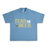 Pebble Blue fear the deer Urban Heavy Tee - artisFamous