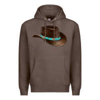 Coffee cowboy cap Premium Hoodie - BarkalooDesign