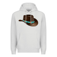 Dove Grey cowboy cap Premium Hoodie - BarkalooDesign