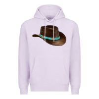 Lilac cowboy cap Premium Hoodie - BarkalooDesign