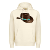 Sandshell cowboy cap Premium Hoodie - BarkalooDesign
