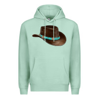 Seafoam cowboy cap Premium Hoodie - BarkalooDesign