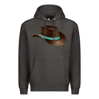 Smoke cowboy cap Premium Hoodie - BarkalooDesign