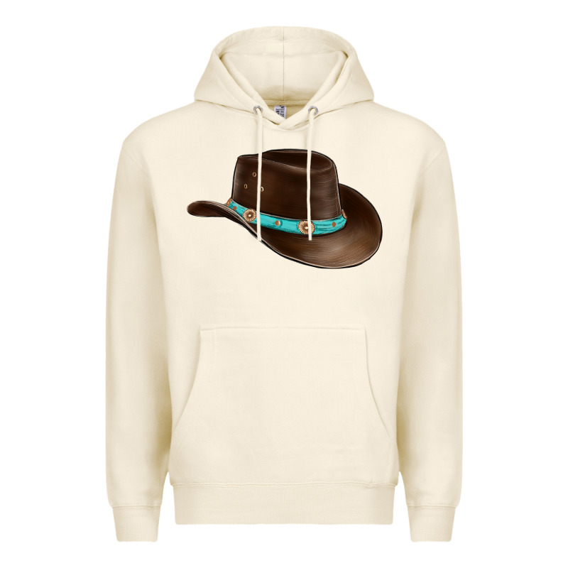 Cowboy Cap Premium Hoodie by BarkalooDesign | Teevron