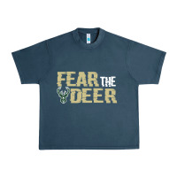 Midnight Navy fear the deer Urban Heavy Tee - artisFamous