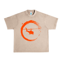 French Oak helicopter Urban Heavy Tee - artisFamous