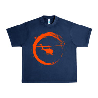 Navy helicopter Urban Heavy Tee - artisFamous
