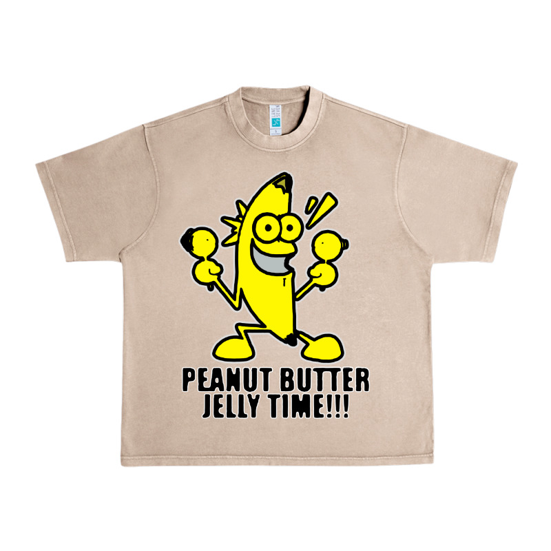 Peanut Butter Jelly Time Banana Urban Heavy Tee by artisFamous | Teevron