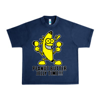 Navy peanut butter jelly time banana Urban Heavy Tee - artisFamous