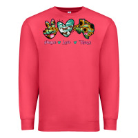 Cardinal Peace Love Texas Premium Sweatshirt - RanaPortraitStore