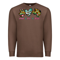 Chestnut Peace Love Texas Premium Sweatshirt - RanaPortraitStore