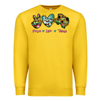 Lemon Peace Love Texas Premium Sweatshirt - RanaPortraitStore