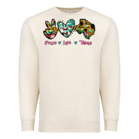 Sandshell Peace Love Texas Premium Sweatshirt - RanaPortraitStore