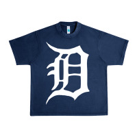 Navy detroit Urban Heavy Tee - artisFamous