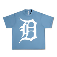 Pebble Blue detroit Urban Heavy Tee - artisFamous