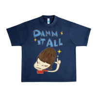 Navy Damm It All Urban Heavy Tee - artisFamous