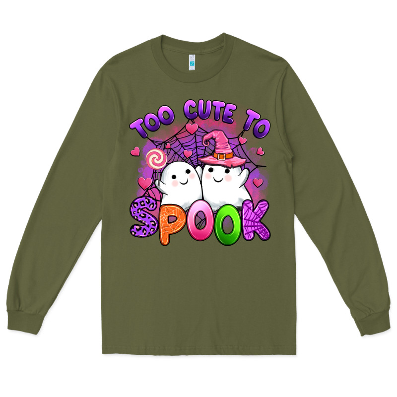 Too Cute Spook Long Sleeve Tee by Artiststas | Teevron