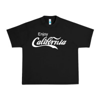 Black enjoy california Urban Heavy Tee - artisFamous