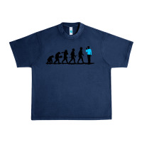 Navy evolution spock Urban Heavy Tee - artisFamous