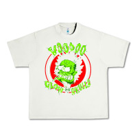 Pistachio voodoo glow skulls Urban Heavy Tee - artisFamous