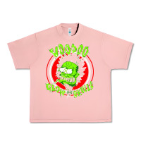 Salmon voodoo glow skulls Urban Heavy Tee - artisFamous