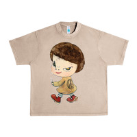 French Oak Little Yoshitomo Knives Urban Heavy Tee - artisFamous