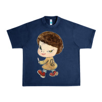 Navy Little Yoshitomo Knives Urban Heavy Tee - artisFamous