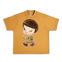 Peanut Butter Little Yoshitomo Knives Urban Heavy Tee - artisFamous