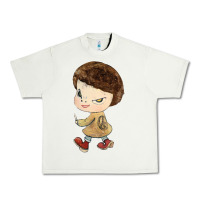Pistachio Little Yoshitomo Knives Urban Heavy Tee - artisFamous
