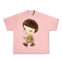 Salmon Little Yoshitomo Knives Urban Heavy Tee - artisFamous