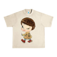 Sandshell Little Yoshitomo Knives Urban Heavy Tee - artisFamous