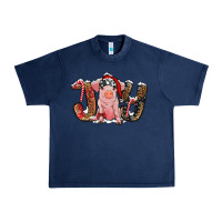 Navy joy with pig Urban Heavy Tee - RanaPortraitStore