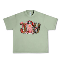 Oil Green joy with pig Urban Heavy Tee - RanaPortraitStore