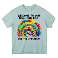 Arona Autism rainbow Heavy Core Tee - FaDigitalArtStudio