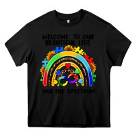 Black Autism rainbow Heavy Core Tee - FaDigitalArtStudio