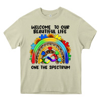 Mossy Autism rainbow Heavy Core Tee - FaDigitalArtStudio