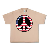 Burro United states peace symbol Urban Heavy Tee - artisFamous